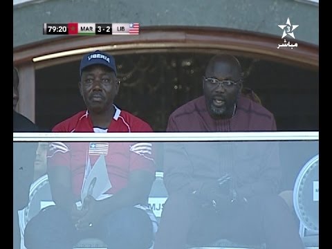 الهدف الثاني للمنتخب الليبيري في مرمى المنتخب الوطني