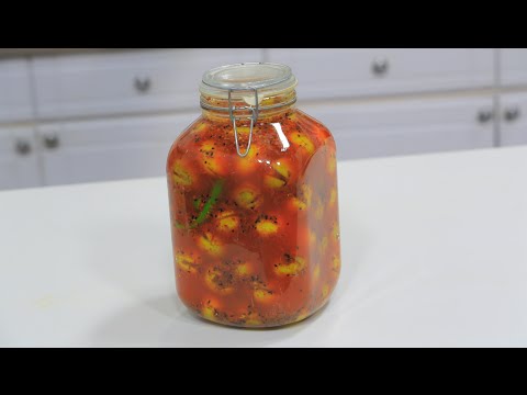 بالفيديو طريقة عمل مخلل ليمون معصفر