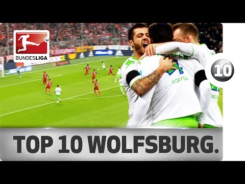 بالفيديو شاهد أفضل 10 أهداف للاعبي فولفسبورغ