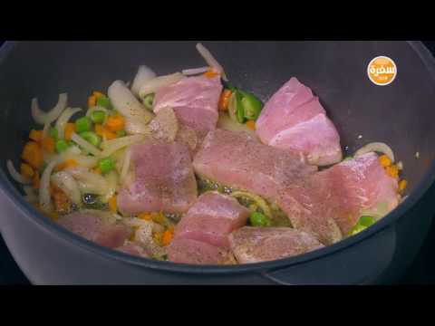 طريقة عمل شوربة سي فود وايت صوص