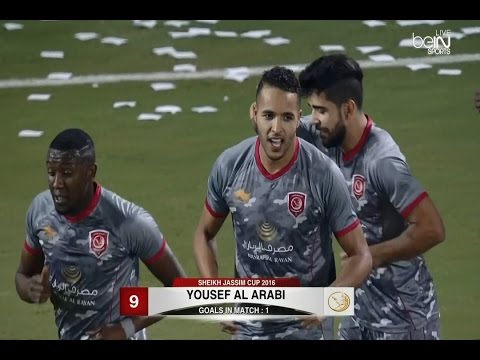 يوسف العربي يسجل أول هدف رسمي له مع فريق لخويا