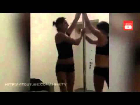 سقوط فتاتين أثناء رقصهما في منزل إحداهما