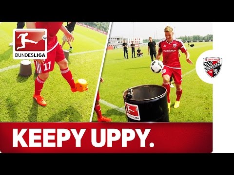 بالفيديو لاعبو انغولستادت الألماني يدخلون تحدي الألعاب المركبة