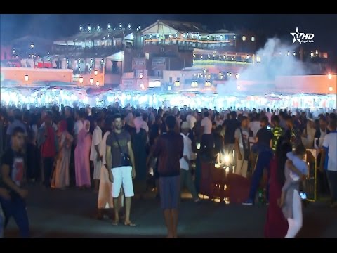 بالفيديو تزايد زوار ساحة جامع الفنا