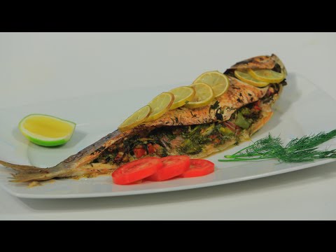 طريقة عمل سمك بوري بالليمون