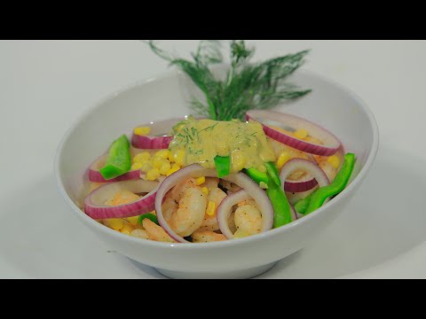 طريقة عمل سلطة جمبري بالذرة