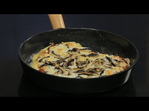 طريقة عمل بيتزا بصل بالمشروم و الباربكيو