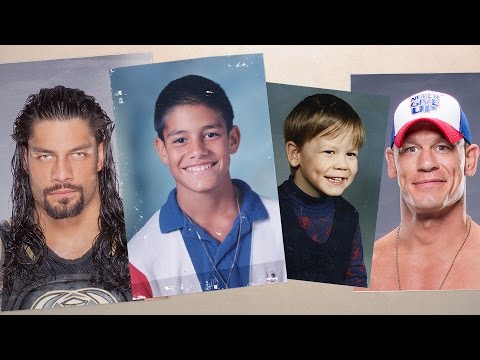 شاهد  نجوم المصارعة في الطفولة وبعد التألق