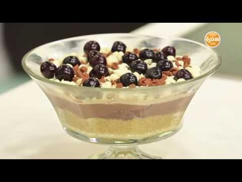 شاهد طريقة عمل بسكويت ببودنغ الشيكولاتة