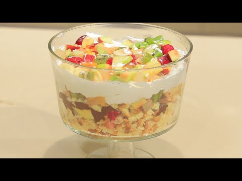 بالفيديو طريقة عمل كيك بالفواكه والشوكولاتة 