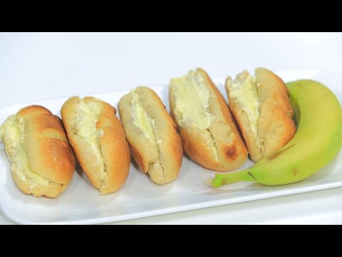 طريقة عمل خبز بالموز و كريمة الزبدة