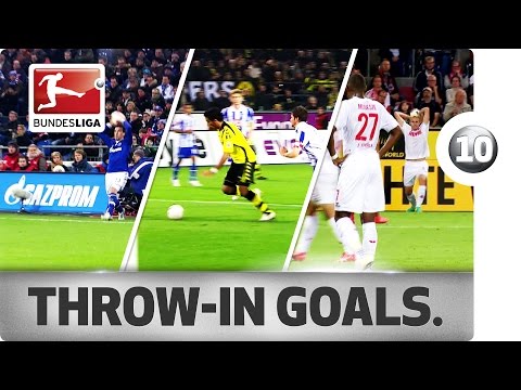 أفضل 10 أهداف في البوندزليغا من رميات تماس طولية