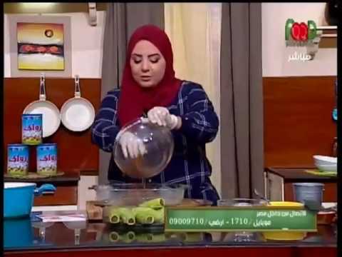 بالفيديو طريقة عمل  كوسه محشيه بالبشاميل وأرز بالخلطة واللحمة المفرومة