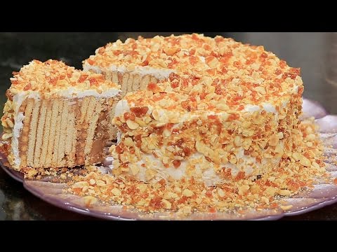 طريقة عمل كيكة البسكويت الباردة