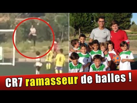 رونالدو يتحوّل إلى جامع كرات في مباراة أطفال