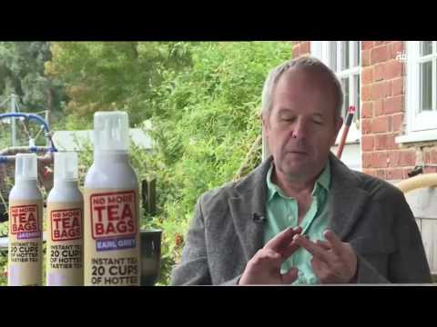 شاهد تقديم نوع جديد من الشاي بالبخاخ في بريطانيا