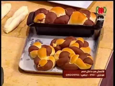 طريقة عمل  خبز بني بالكاكاو  كيكة المربي و جوز الهند 
