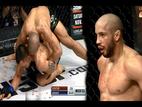 بالفيديو  المغربي أبو زعيتر يقاوم نزيف الدم ويقاتل من أجل الانتصار