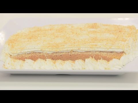 طريقة عمل كيكة بالبن