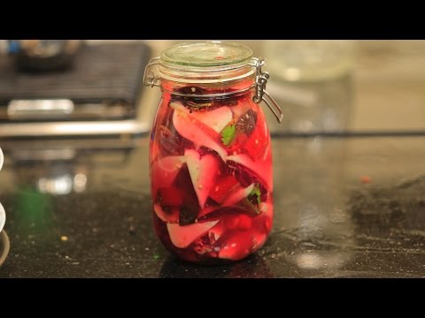 طريقة عمل لفت مخلل