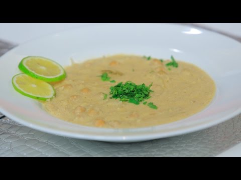 طريقة عمل شوربة الحمص