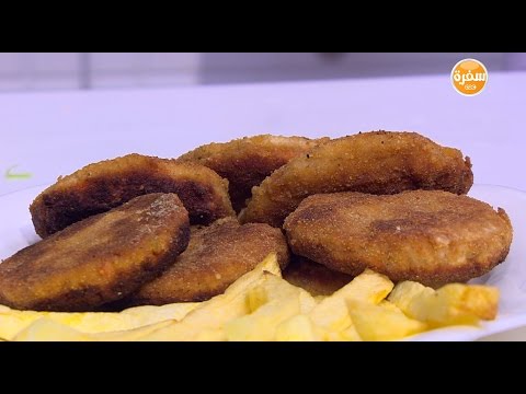 طريقة عمل برجر دجاج بانيه