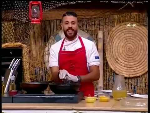 طريقة عمل  طاجن جمبري بالفريكمكرونة بالجمبري 