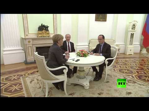 قمة ثلاثية في موسكو لبحث الأزمة الأوكرانية