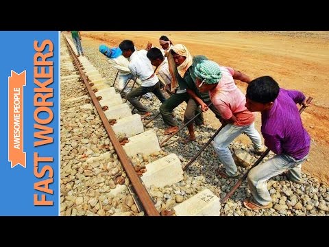 شاهد أسرع وأمهر عمال البناء حول العالم
