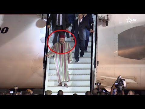شاهد مراسم استقبال الملك محمد السادس لحظة وصوله رواندا
