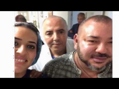 شاهد ممرضة تلتقط صورة سيلفي مع الملك محمد السادس