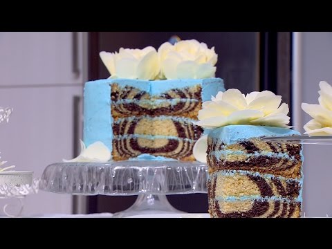 طريقة عمل التورتة بكيكة زيبرا