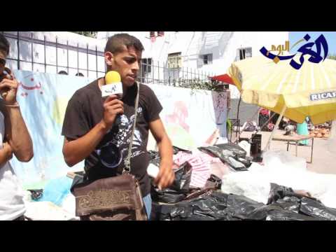 شاهد أكياس البلاستيك تباع بكل حرية رغم منعها