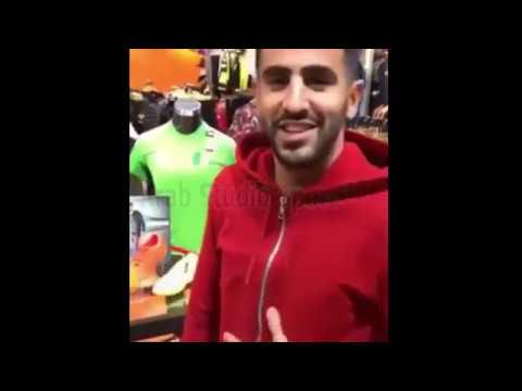 شاهد محرز يروِّج لقميص المنتخب الوطني الجزائري