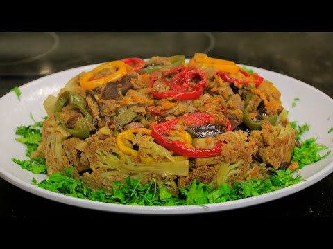 طريقة عمل ومقادير مقلوبة قرنبيط