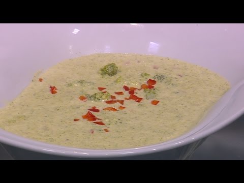 بالفيديو طريقة عمل شوربة بروكلي بالكريمة و الجبنة التي يحبها الجميع