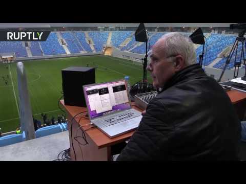 شاهد ملعب زينيت أرينا يستضيف أول مباراة