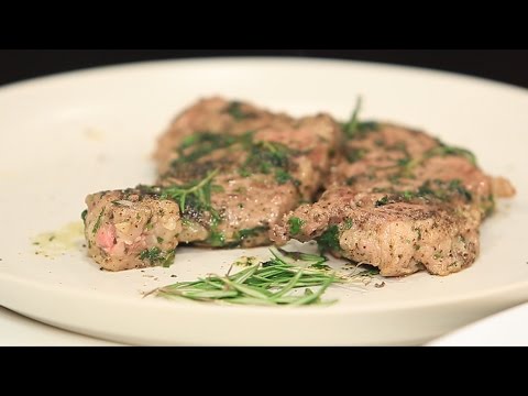 طريقة عمل لحم ستيك بالزبدة