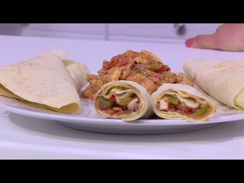 شاهد طريقة عمل شاورما دجاج تركي