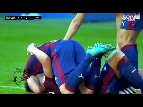 شاهد أهداف مباراة ايبار وفياريال 21