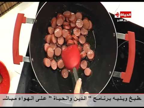 بالفيديو طريقة عمل سلطة الكرنب بالسوسيس