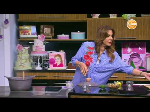 طريقة عمل ومقادير طاجن فريك بالكبد والقوانص