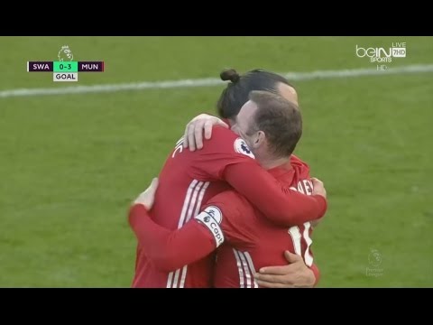 اهداف مباراة مانشستر يونايتد وسوانزي سيتي