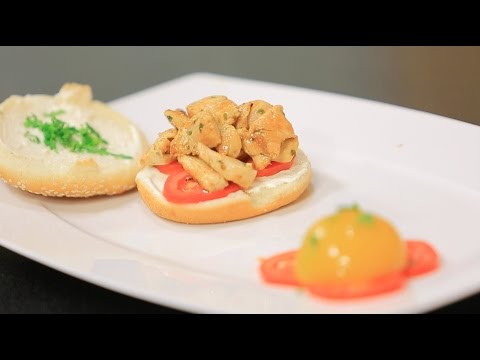 شاهد طريقة اعداد سندوتش دجاج بالمشمش