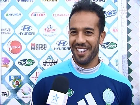 شاهد تدريب الرجاء في ملعب الوازيس