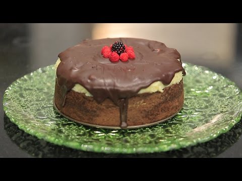 طريقة عمل كيكة شوكولاتة وجوز الهند