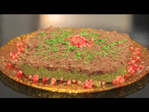 طريقة عمل أرز بالسبانخ واللحم المفروم