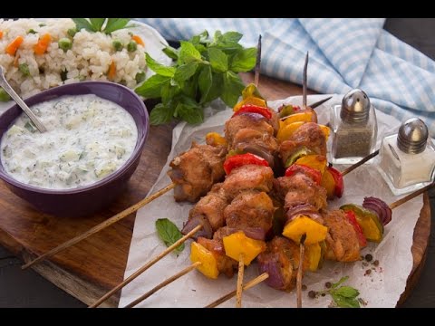 طريقة عمل شيش طاووك بالزبادي