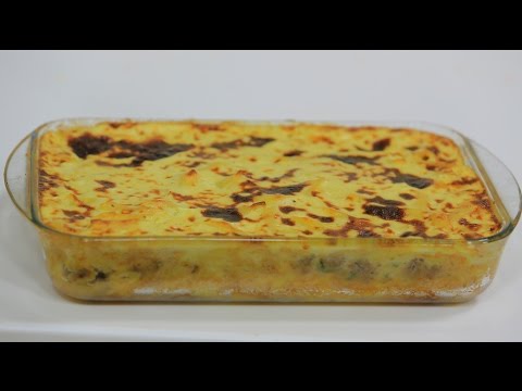 طريقة عمل ومقادير مكرونة بشاميل بالقوانص