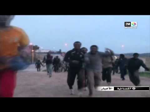 مهاجرون يقتحمون السياج الأمني للدخول إلى مليلية